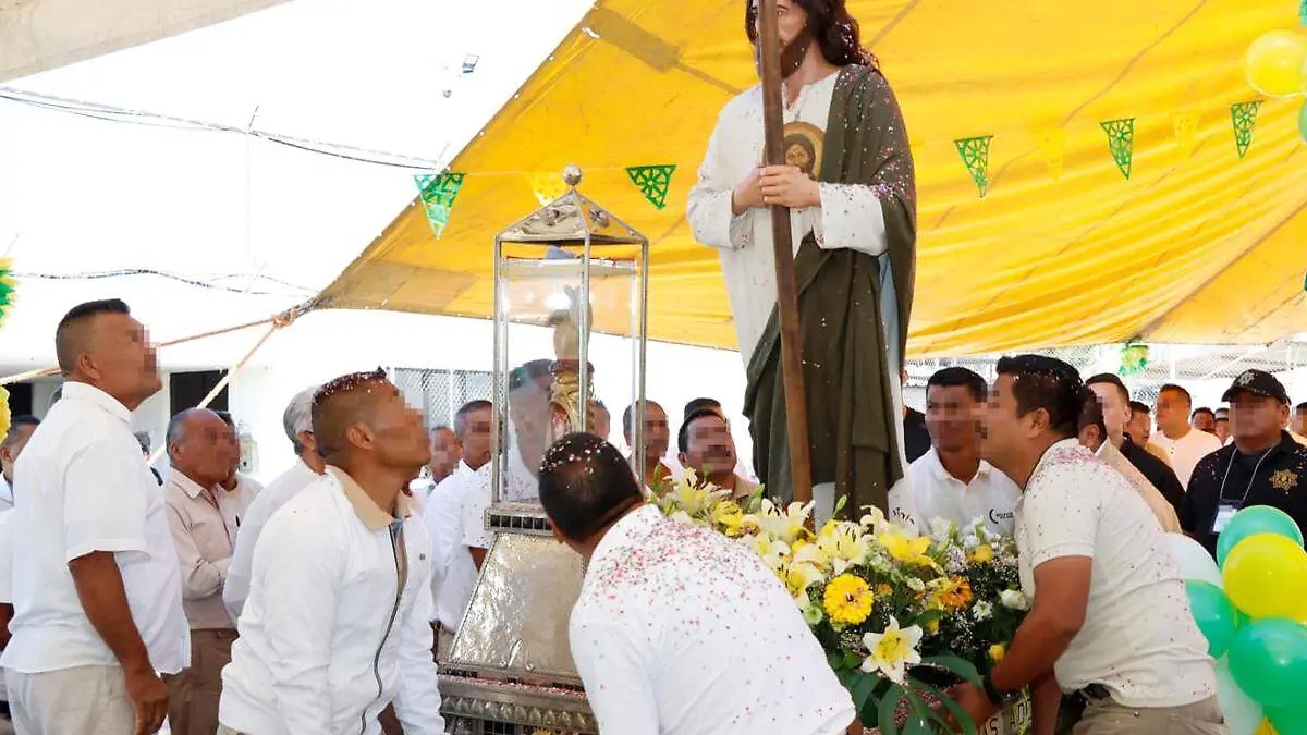 centro penitenciario de tehuacan recibe reliquias de san judas tadeo